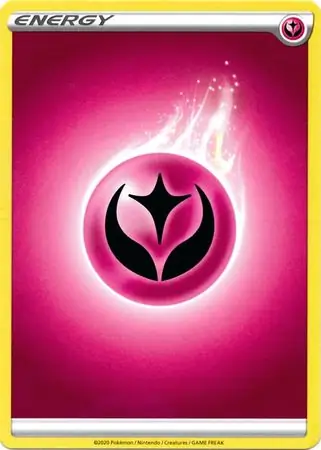 Fairy Energy Reverse Holo Pokemon card from Sword & Shield